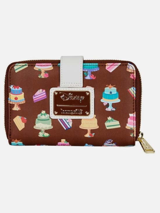 Loungefly Handbags - Loungefly Disney Princess Cakes Zip Around Wallet brown white NWT